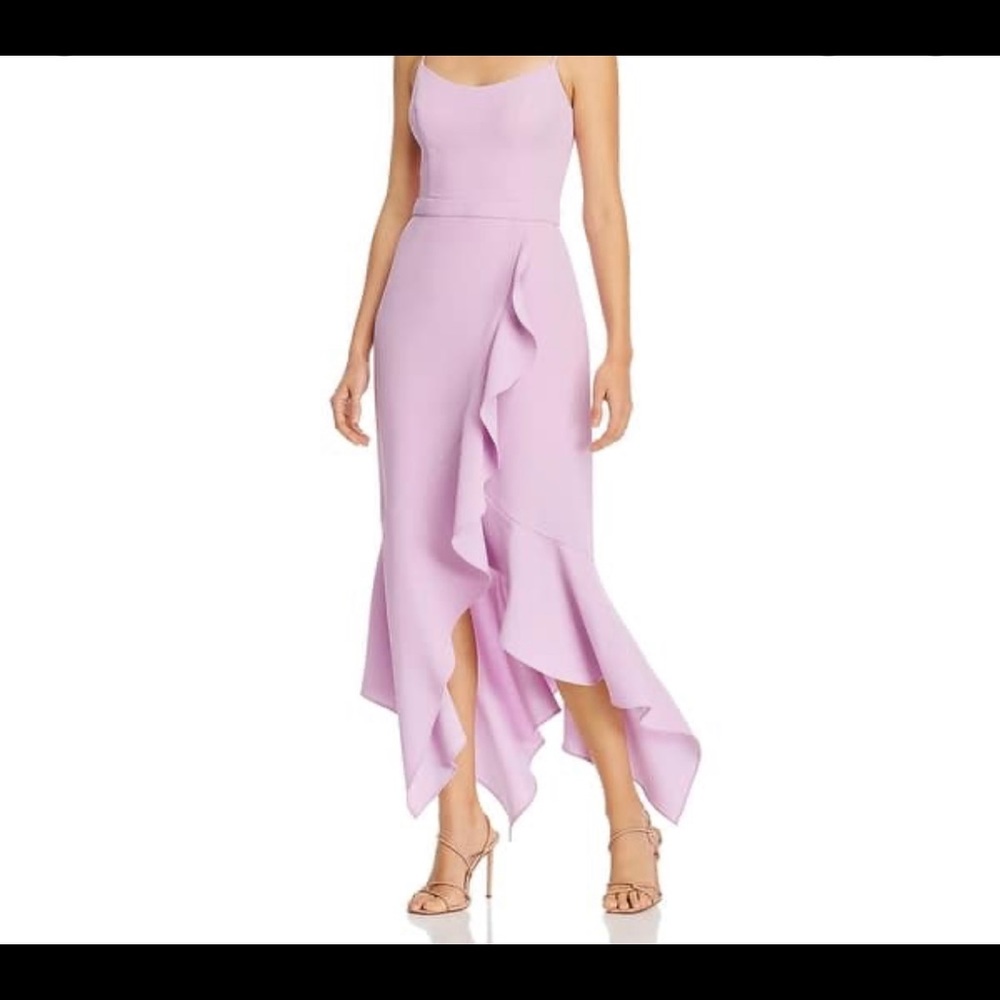 Aqua Lilac Cocktail Dress.